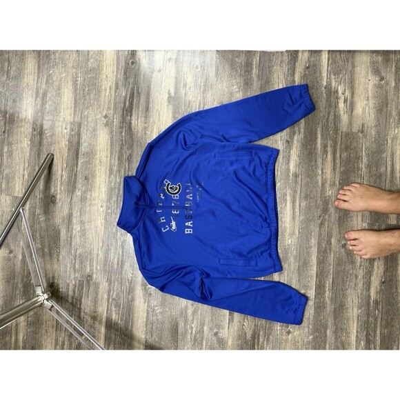Nike Cubs Baseball Quarter Zip Zip Jacket Women’s   Size medium - Picture 2 of 6